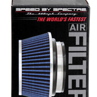 Spectre Adjustable Conical Air Filter 2-1/2in. Tall (Fits 3in. / 3-1/2in. / 4in. Tubes) - Blue - Filters