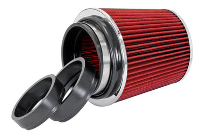Spectre Adjustable Conical Air Filter 5-1/2in. Tall (Fits 3in. / 3-1/2in. / 4in. Tubes) - Red - Filters