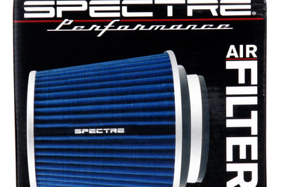 Spectre Adjustable Conical Air Filter 5-1/2in. Tall (Fits 3in. / 3-1/2in. / 4in. Tubes) - Blue - Filters