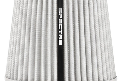 Spectre Adjustable Conical Air Filter 5-1/2in. Tall (Fits 3in. / 3-1/2in. / 4in. Tubes) - White - Filters