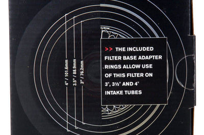 Spectre Adjustable Conical Air Filter 5-1/2in. Tall (Fits 3in. / 3-1/2in. / 4in. Tubes) - Blue - Filters