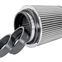 Spectre Adjustable Conical Air Filter 5-1/2in. Tall (Fits 3in. / 3-1/2in. / 4in. Tubes) - White - Filters