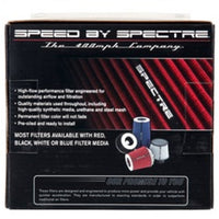 Spectre Adjustable Conical Air Filter 5-1/2in. Tall (Fits 3in. / 3-1/2in. / 4in. Tubes) - Red - Filters