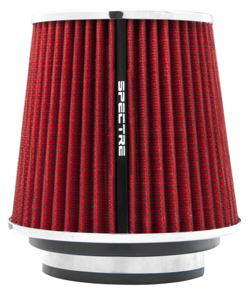 Spectre Adjustable Conical Air Filter 5-1/2in. Tall (Fits 3in. / 3-1/2in. / 4in. Tubes) - Red - Filters