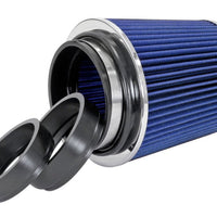 Spectre Adjustable Conical Air Filter 5-1/2in. Tall (Fits 3in. / 3-1/2in. / 4in. Tubes) - Blue - Filters
