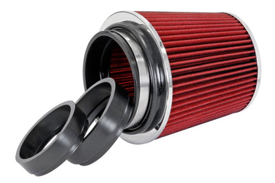 Spectre Adjustable Conical Air Filter 5-1/2in. Tall (Fits 3in. / 3-1/2in. / 4in. Tubes) - Red - Filters