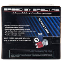 Spectre Adjustable Conical Air Filter 5-1/2in. Tall (Fits 3in. / 3-1/2in. / 4in. Tubes) - Blue - Filters