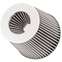 Spectre Adjustable Conical Air Filter 5-1/2in. Tall (Fits 3in. / 3-1/2in. / 4in. Tubes) - White - Filters