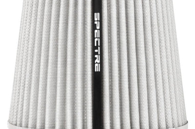 Spectre Adjustable Conical Air Filter 5-1/2in. Tall (Fits 3in. / 3-1/2in. / 4in. Tubes) - White - Filters