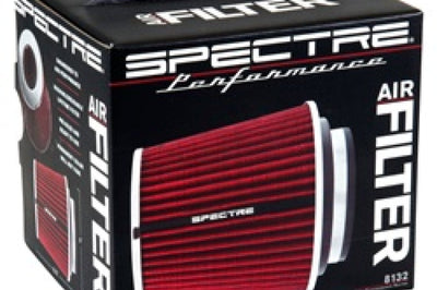 Spectre Adjustable Conical Air Filter 5-1/2in. Tall (Fits 3in. / 3-1/2in. / 4in. Tubes) - Red - Filters