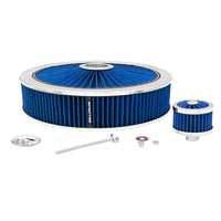 Spectre ExtraFlow Filter Custom Assembly Value Pack 14in. x 3in. - Blue - Air Filters