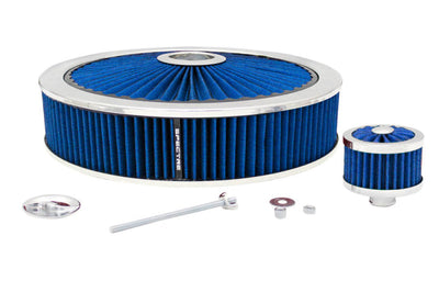 Spectre ExtraFlow Filter Custom Assembly Value Pack 14in. x 3in. - Blue - Air Filters