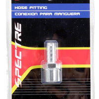 Spectre Fuel Fitting 3/8in. Hose Barb NPT Threads - Chrome - Fabrication