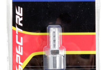 Spectre Fuel Fitting 3/8in. Hose Barb NPT Threads - Chrome - Fabrication
