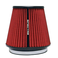 Spectre HPR Conical Air Filter 6in. Flange ID / 7.313in. Base OD / 7in. Tall - Red - Filters