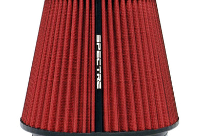 Spectre HPR Conical Air Filter 6in. Flange ID / 7.313in. Base OD / 7in. Tall - Red - Filters