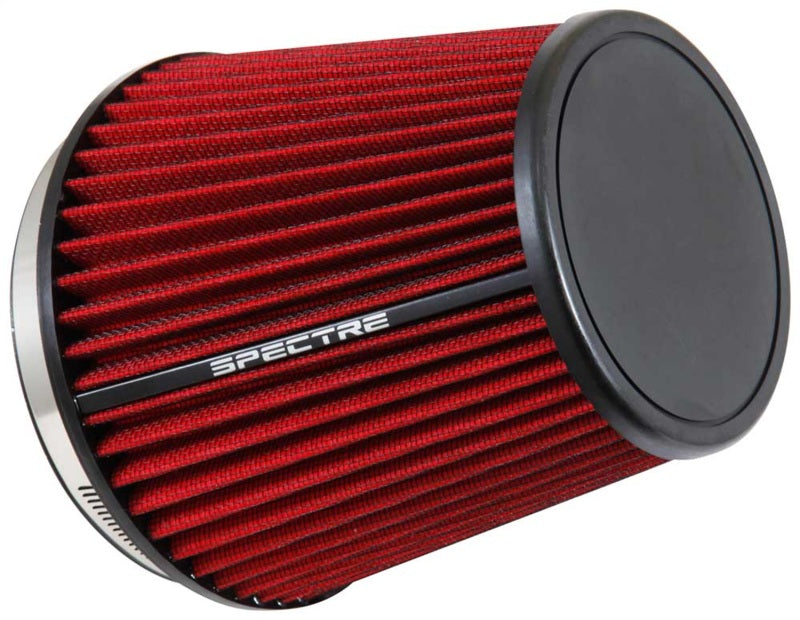 Spectre HPR Conical Air Filter 6in. Flange ID / 7.313in. Base OD / 7in. Tall - Red - Filters