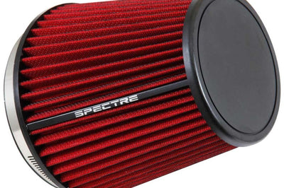 Spectre HPR Conical Air Filter 6in. Flange ID / 7.313in. Base OD / 7in. Tall - Red - Filters