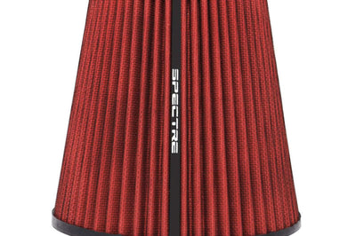 Spectre HPR Conical Air Filter 6in. Flange ID / 7.719in. Base OD / 8.5in. Tall - Red - Filters