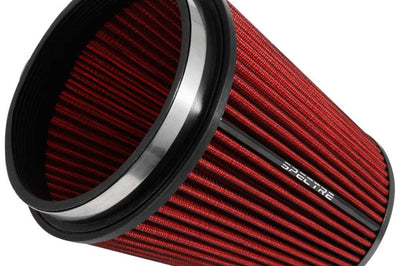 Spectre HPR Conical Air Filter 6in. Flange ID / 7.719in. Base OD / 8.5in. Tall - Red - Filters