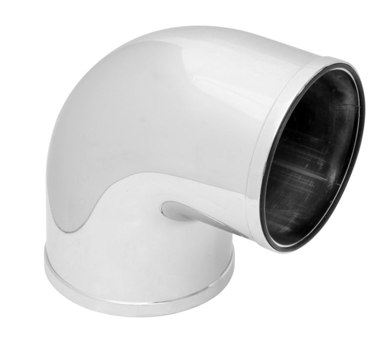 Spectre Universal Intake Elbow Tube (ABS) 3in. OD / 90 Degree - Chrome - Fabrication
