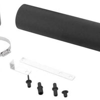 Spectre Universal Intake Tube Kit 3in. - Aluminum - Black - Fabrication