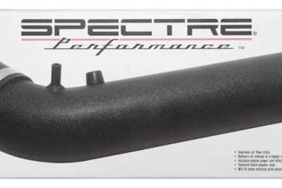 Spectre Universal Intake Tube Kit 3in. - Aluminum - Black - Fabrication