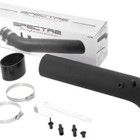 Spectre Universal Intake Tube Kit 3in. - Aluminum - Black - Fabrication