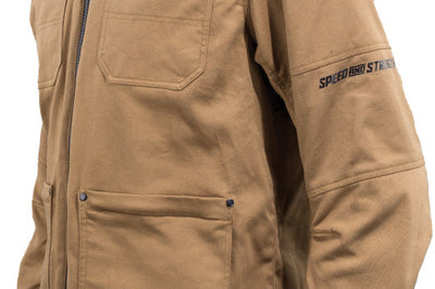 Speed and Strength Dogs Of War 2.0 Textile Jacket Sand - Medium - Apparel