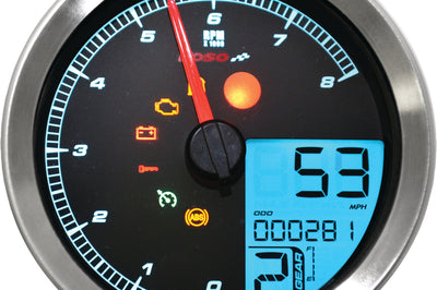 Koso Speedo / Tach Sil Bezel Lcd Color Change Display - Harddrive Products