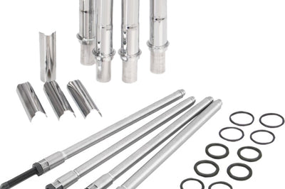 Rocket Performance Garage Llc Speedy Pushrod Kit W/covers Chrome M8 17-24 (exc.vvt) - Harddrive Products