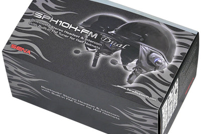 Sena Sph10h-fm W/built-in Fm Tuner For Half Helmets Dual Pack - Harddrive Products