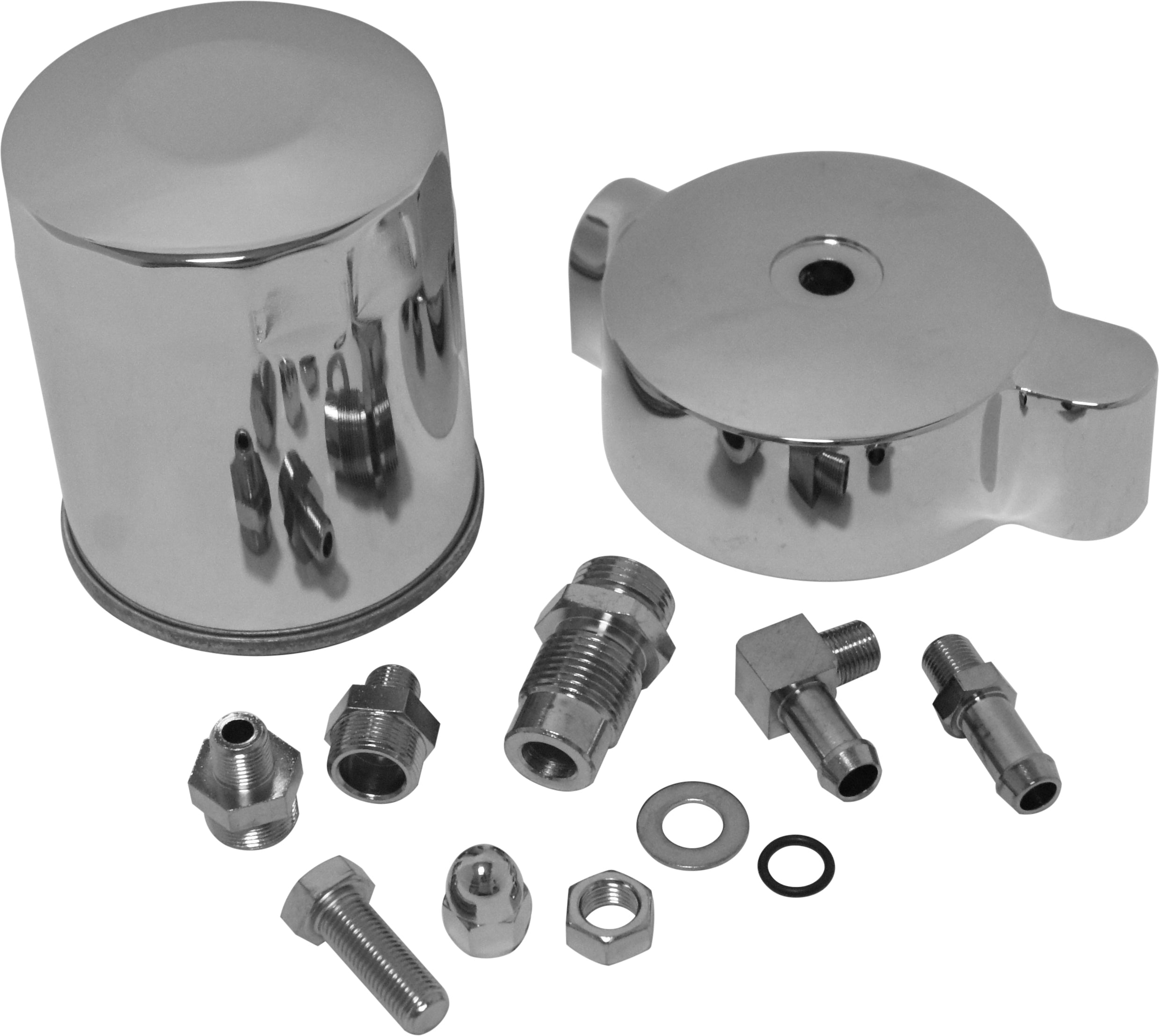 Harddrive Spin On Oil Filter Kit Chrome - Products