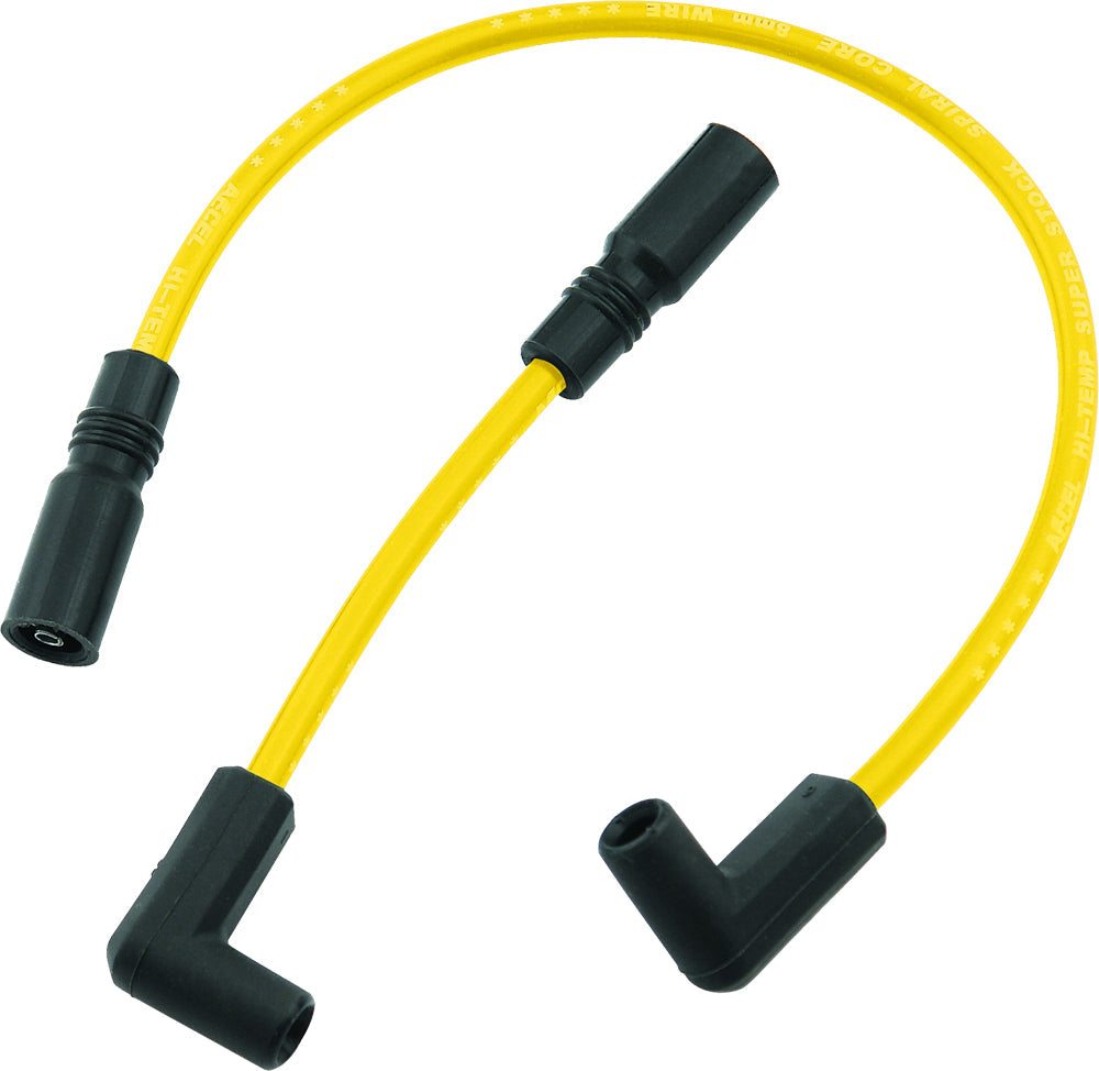 Accel Spiral Core Wire Set 8.0mm Red - Yellow - Harddrive Products
