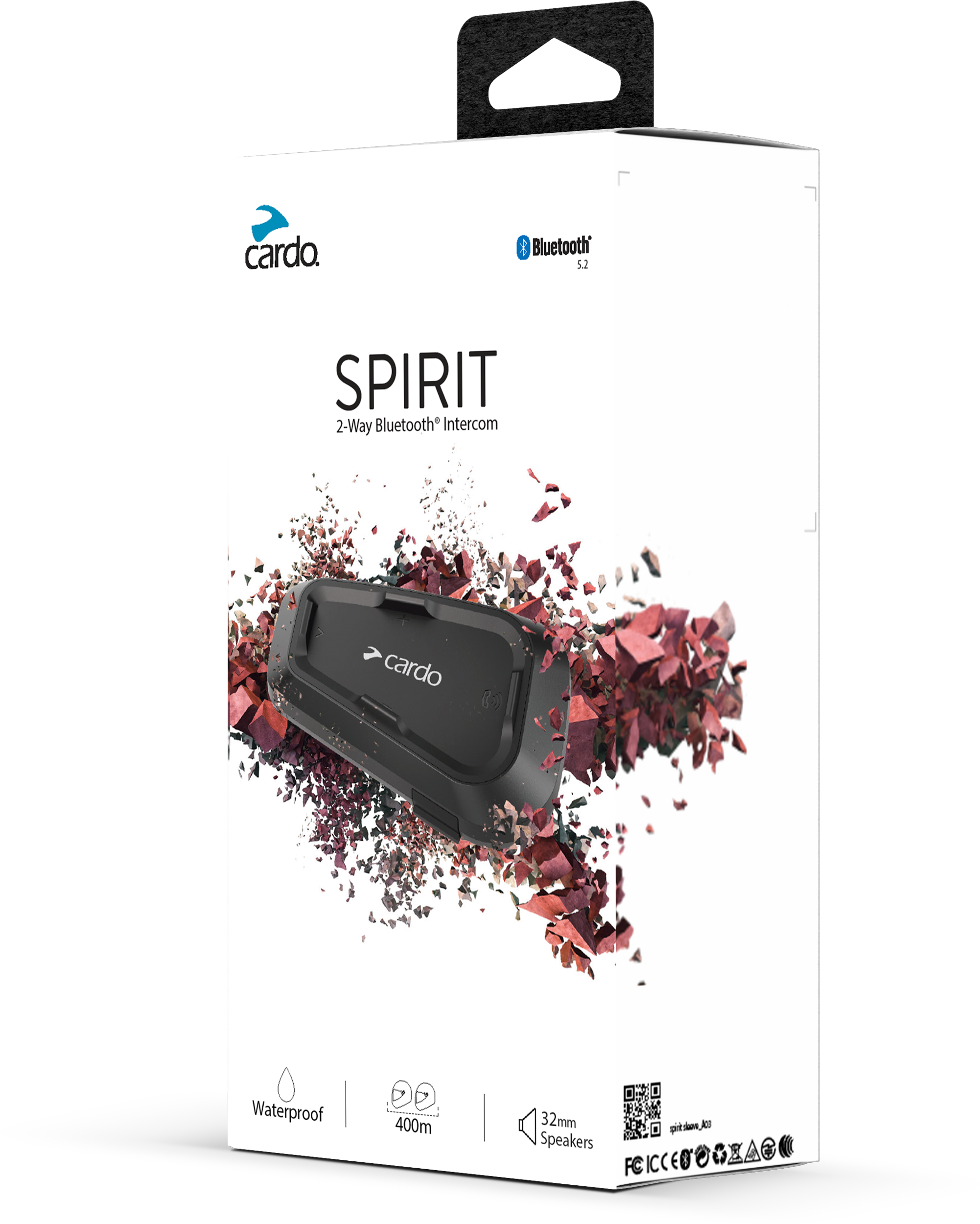 Cardo Spirit Bluetooth Headset Single - Harddrive Products