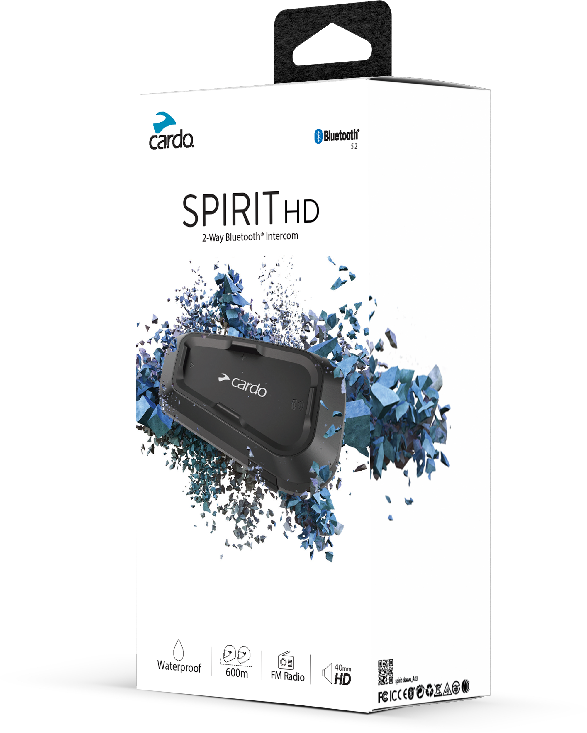 Cardo Spirit Hd Bluetooth Headset Single