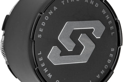 SEDONA Split 6 Wheel Replacment Cap Black 4/110 4/115 Wheels