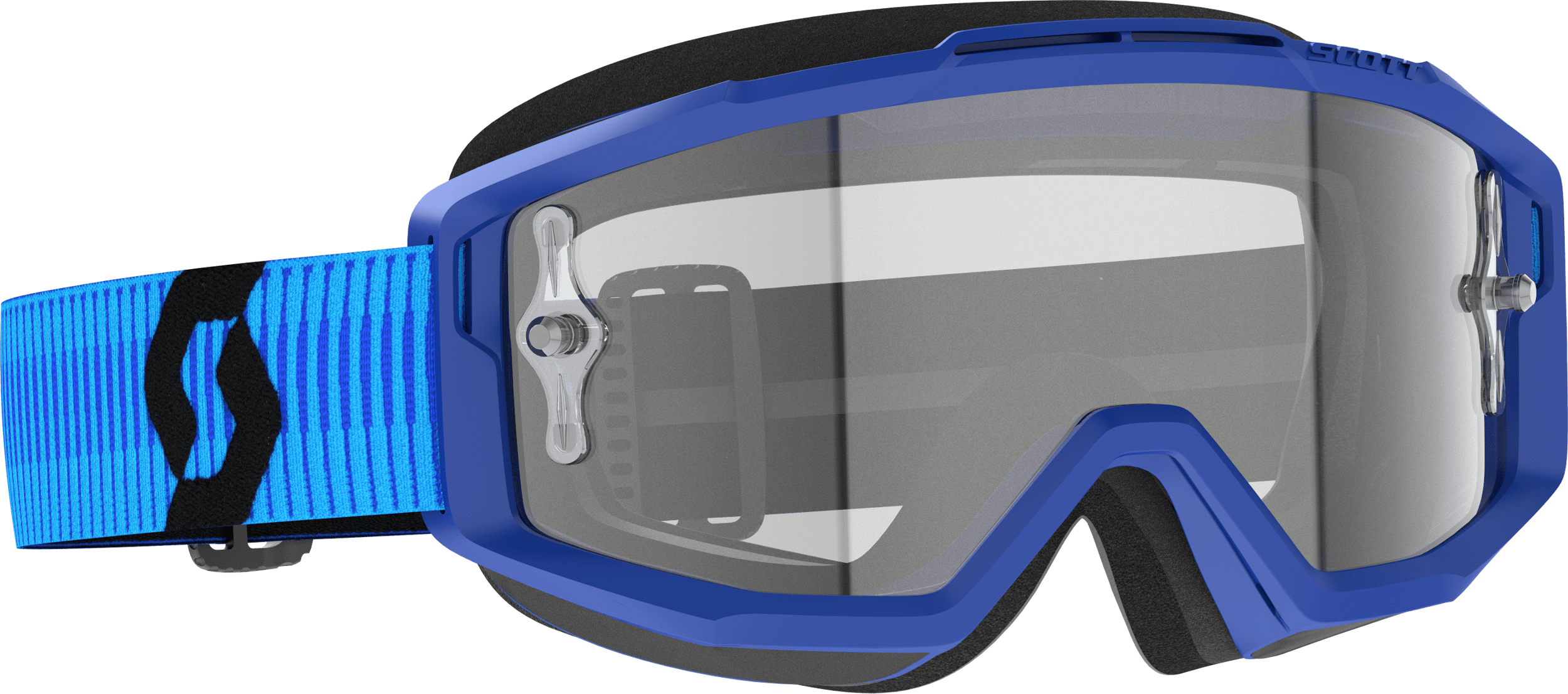 SCOTT Split Otg Goggle Blue/Black Clear Lens