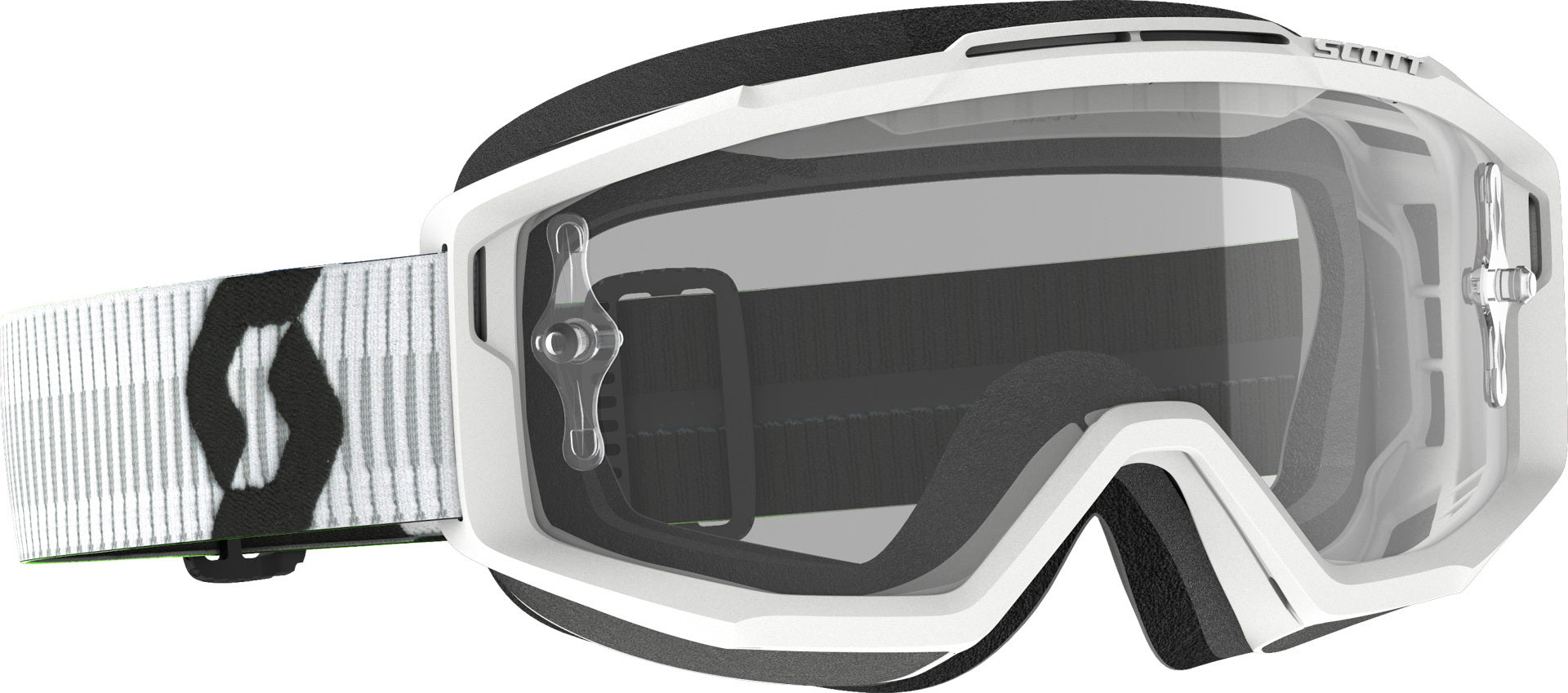 Scott Split Otg Goggle Sand Dust Black W/dark Grey Lens - White - Apparel Collection