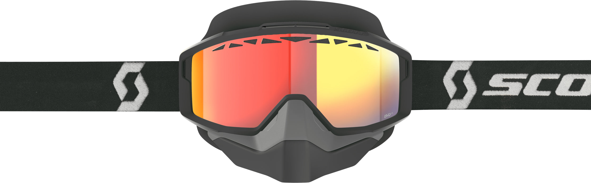 Scott Split Otg Snwcrss Goggle Black/white Clear Lens - Black/White - Apparel Collection