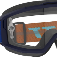 Scott Split Otg Snwcrss Goggle Black/white Clear Lens - Royal Blue/Orange - Apparel Collection