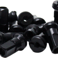 Dubya Spoke Nipples Black - Tires & Wheels