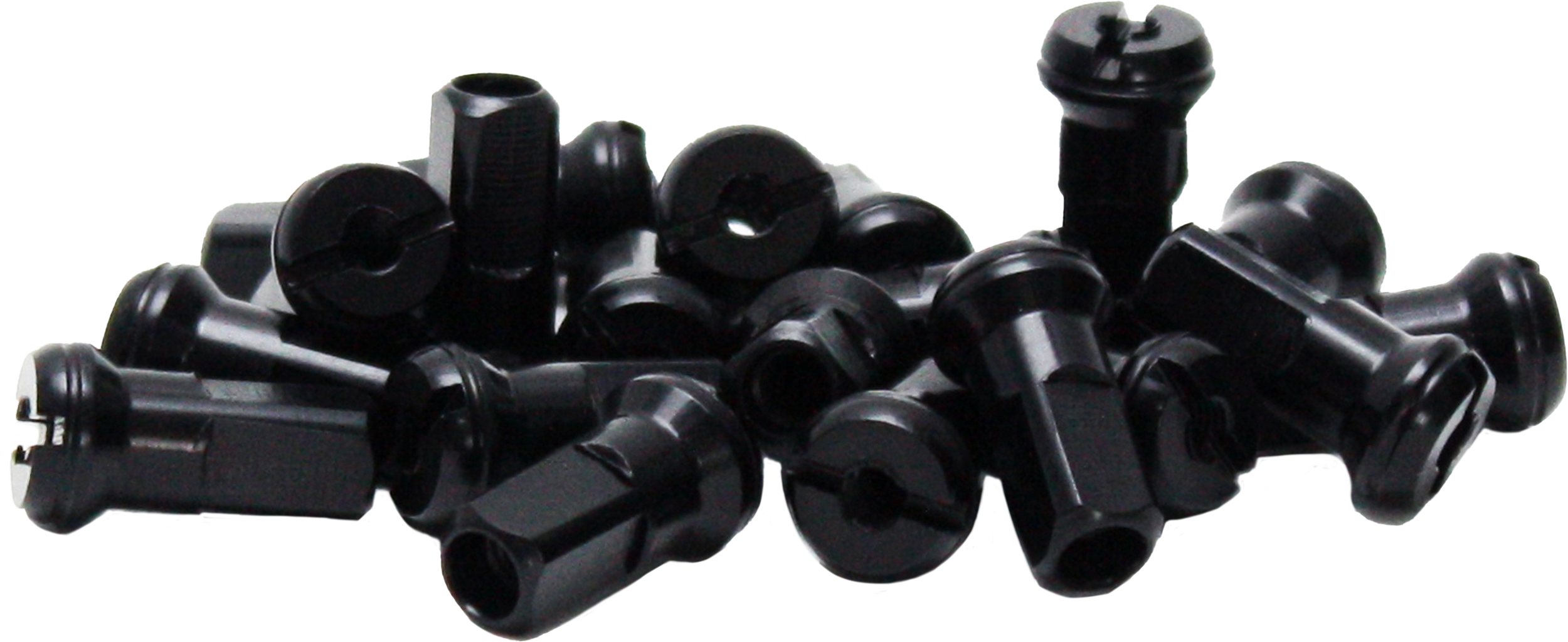 Dubya Spoke Nipples Black - Tires & Wheels