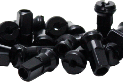 Dubya Spoke Nipples Black - Tires & Wheels