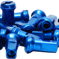 Dubya Spoke Nipples Blue - Tires & Wheels