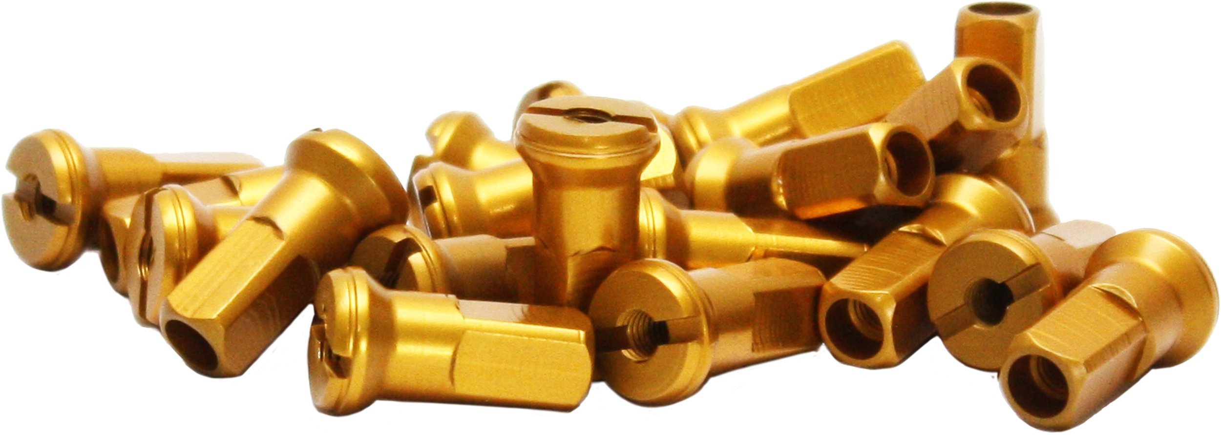 Dubya Spoke Nipples Gold - Tires & Wheels