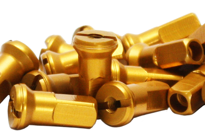 Dubya Spoke Nipples Gold - Tires & Wheels