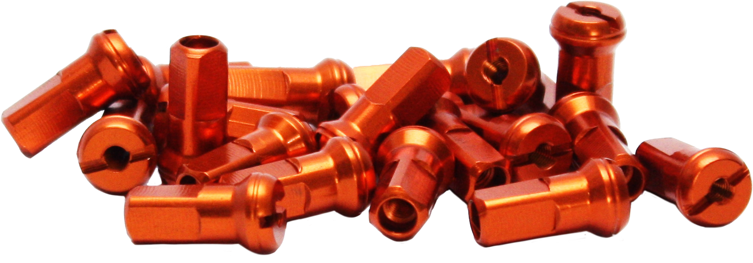 Dubya Spoke Nipples Orange - Tires & Wheels