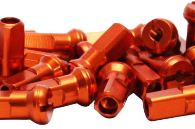 Dubya Spoke Nipples Orange - Tires & Wheels