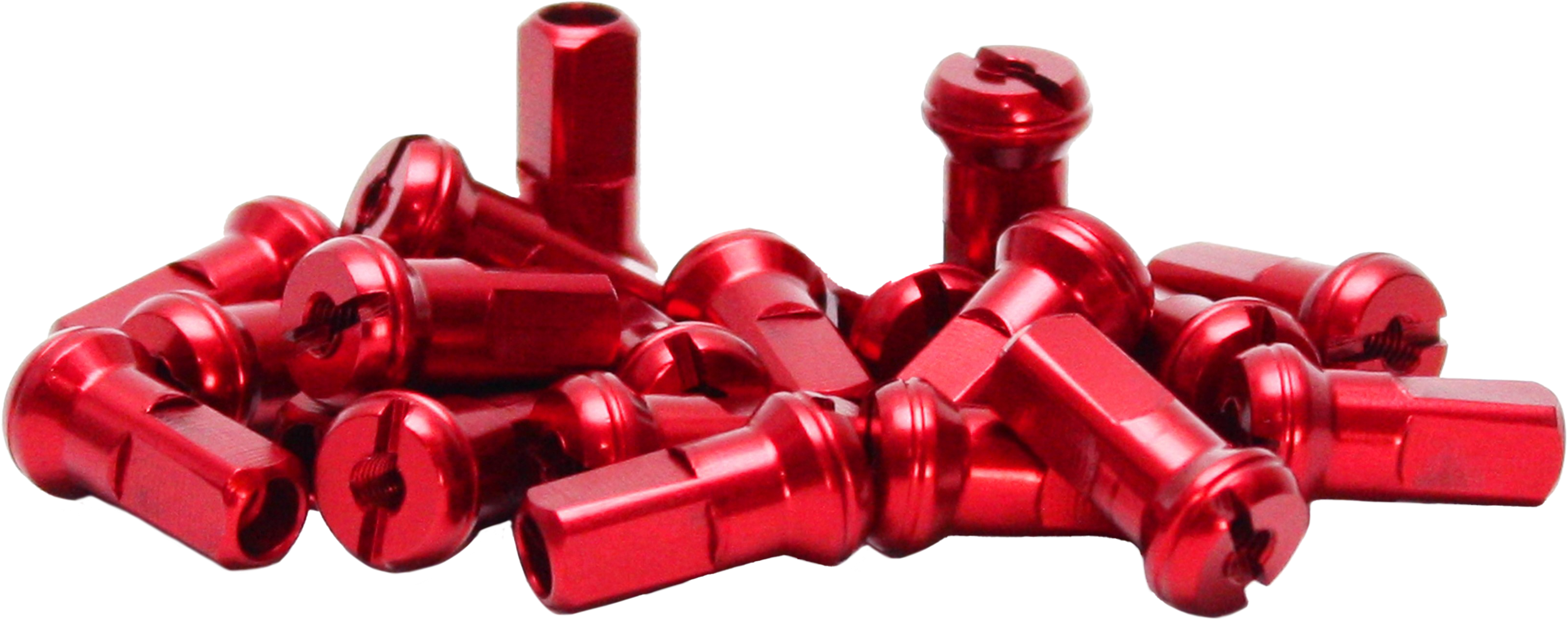 Dubya Spoke Nipples Red - Tires & Wheels